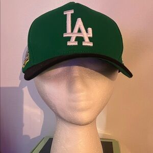 New Era Green Cap with White Logo